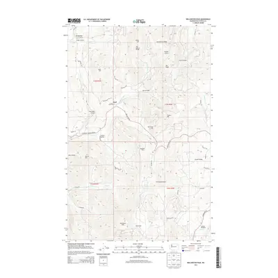 2014 Map of Wellington Peak, 2014 Print