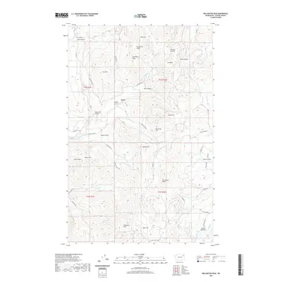 2020 Map of Wellington Peak, 2020 Print