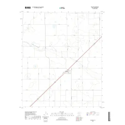 2019 Map of Wellman, 2019 Print