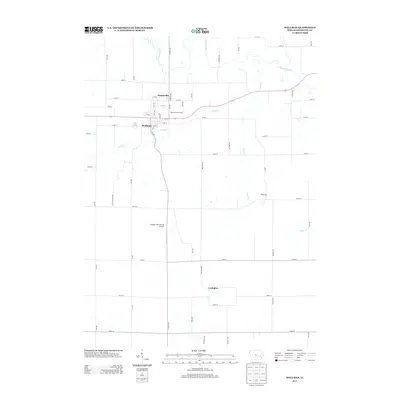 2013 Map of Wellman, 2013 Print