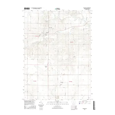 2015 Map of Wellman, 2015 Print