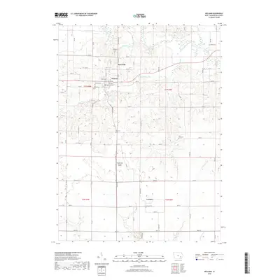 2018 Map of Wellman, 2018 Print