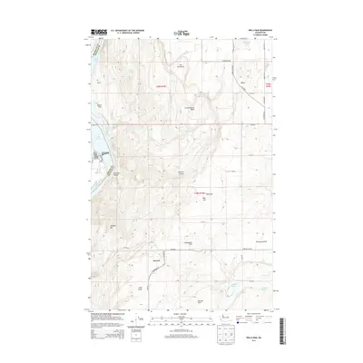 2014 Map of Wells Dam, 2014 Print