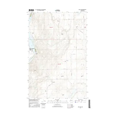 2017 Map of Wells Dam, 2017 Print