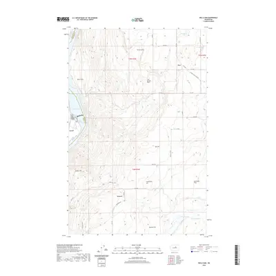 2020 Map of Wells Dam, 2020 Print