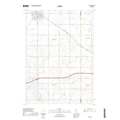 2019 Map of Wells, 2019 Print