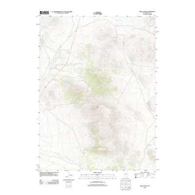 2012 Map of Wells Peak, 2012 Print