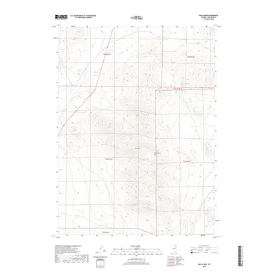 2018 Map of Wells Peak, 2018 Print