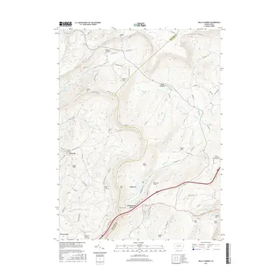 2016 Map of Wells Tannery, 2016 Print