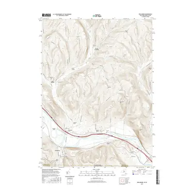 2016 Map of Wellsburg, 2016 Print