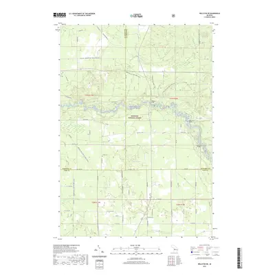 2019 Map of Wellston NE, 2019 Print