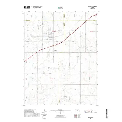 2018 Map of Wellsville, 2018 Print
