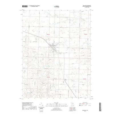 2017 Map of Wellsville, 2017 Print