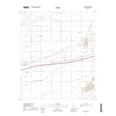 2018 Map of Wellton Mesa, 2018 Print
