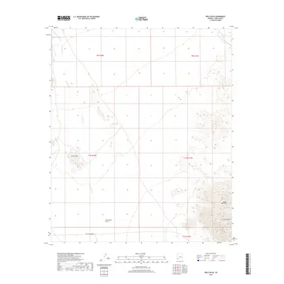2018 Map of Wellton SE, 2018 Print