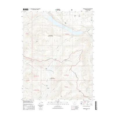 2016 Map of Weminuche Pass, 2016 Print