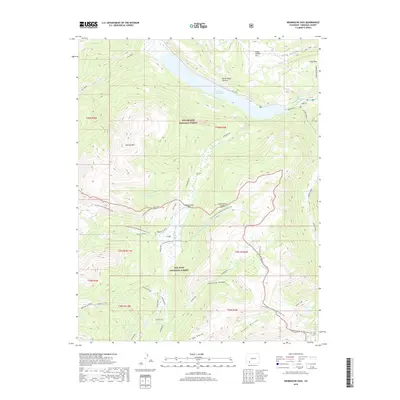 2019 Map of Weminuche Pass, 2019 Print