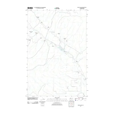 2011 Map of Wenas Lake, 2011 Print