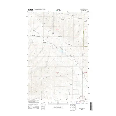 2013 Map of Wenas Lake, 2013 Print