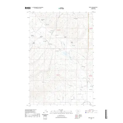 2020 Map of Wenas Lake, 2020 Print