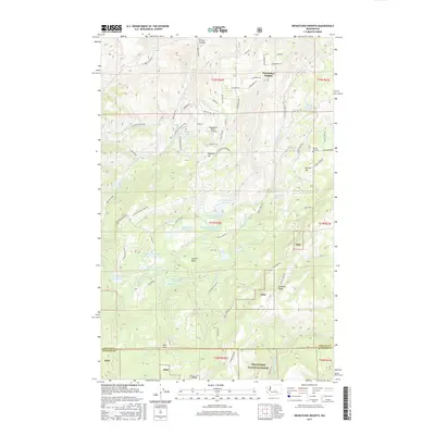 2017 Map of Wenatchee Heights, 2017 Print