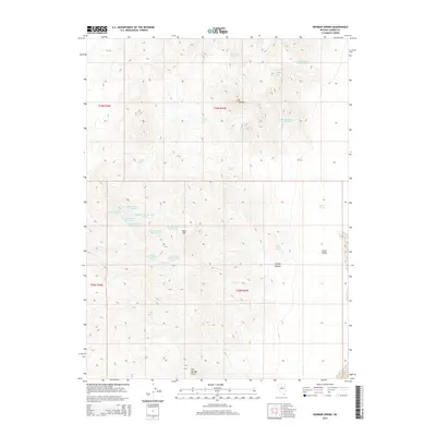 2014 Map of Wenban Spring, 2014 Print