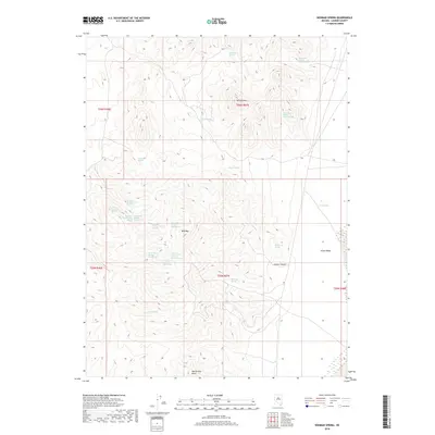2018 Map of Wenban Spring, 2018 Print