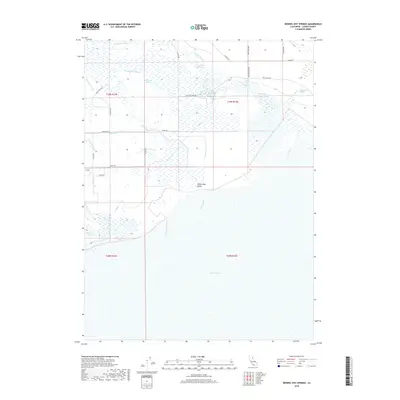 2018 Map of Wendel Hot Springs, 2018 Print