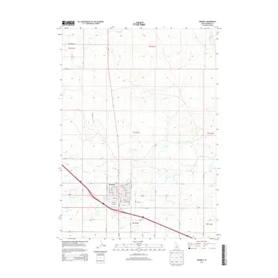 2013 Map of Wendell, 2013 Print