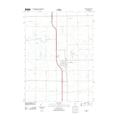 2012 Map of Wenona, 2012 Print