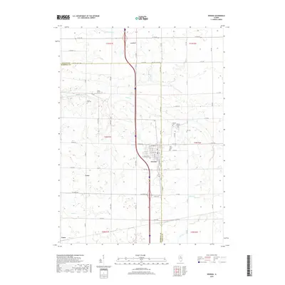 2018 Map of Wenona, 2018 Print