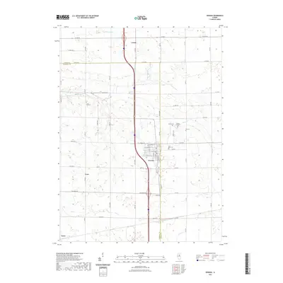 2021 Map of Wenona, 2021 Print