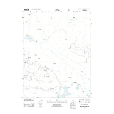 2012 Map of Wentworth Springs, 2012 Print