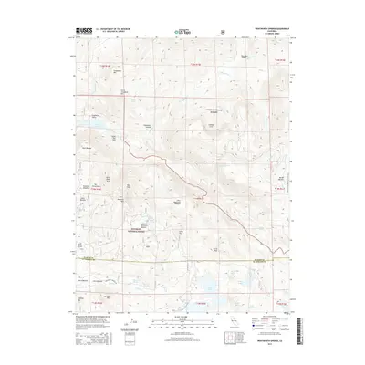 2015 Map of Wentworth Springs, 2015 Print