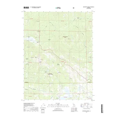 2018 Map of Wentworth Springs, 2018 Print