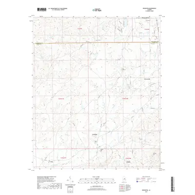 2018 Map of Weogufka, 2018 Print
