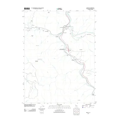 2012 Map of Weott, 2012 Print