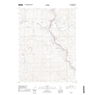 2018 Map of Weott, 2018 Print