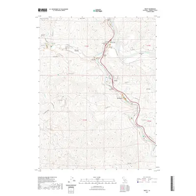 2022 Map of Weott, 2022 Print