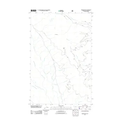 2011 Map of Werner Peak, 2011 Print