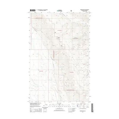 2014 Map of Werner Peak, 2014 Print