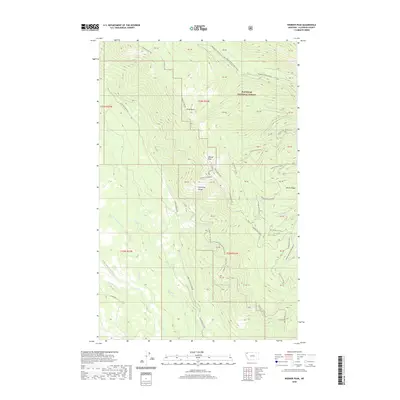 2020 Map of Werner Peak, 2020 Print