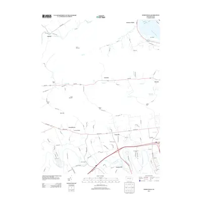 2013 Map of Wertzville, 2013 Print