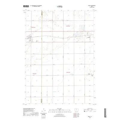 2018 Map of Wesley, 2018 Print