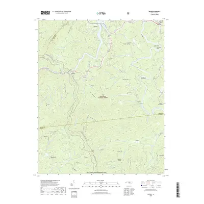 2019 Map of Wesser, 2019 Print