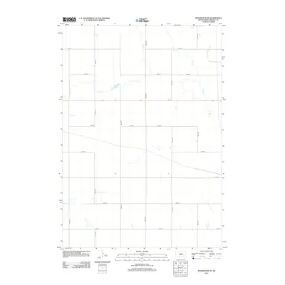 2012 Map of Wessington NE, 2012 Print