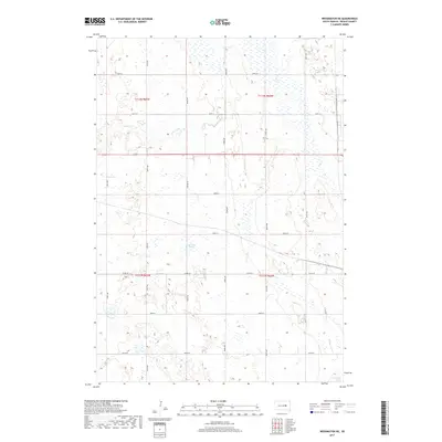 2017 Map of Wessington NE, 2017 Print