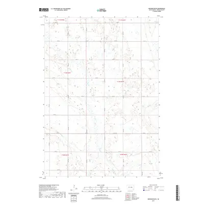 2017 Map of Wessington SE, 2017 Print