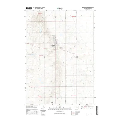 2015 Map of Wessington Springs, 2015 Print