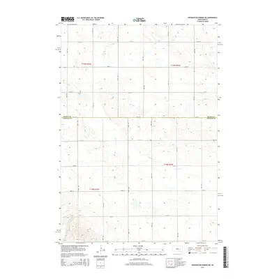 2015 Map of Wessington Springs NE, 2015 Print